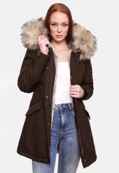 Navahoo Parkas Parka D’hiver Cristal Femme Marron -Navahoo Soldes 2c01a7ec07729d63721491ac7eb11826