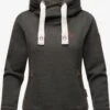 Navahoo Sweats à Capuche Sweat-shirt Namikaa Femme Gris Foncé -Navahoo Soldes 2d1687fd18ec99f090317f2a227cdc69