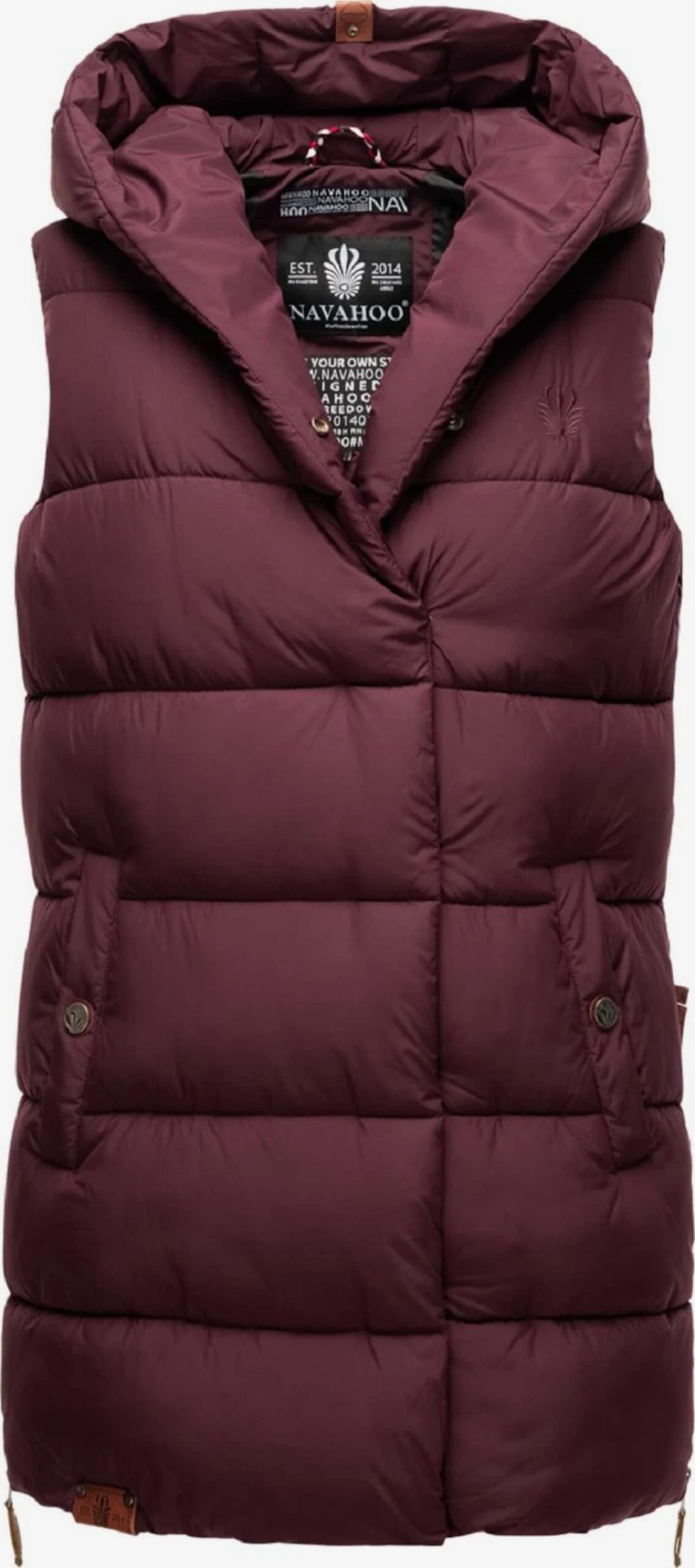 Navahoo Vestes Sans Manches Gilet Madilynaa Femme Bordeaux 3 Navahoo Vestes Sans Manches Gilet Madilynaa Femme Bordeaux