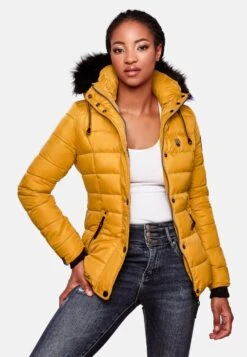 Navahoo Vestes Dhiver Veste D’hiver Zuckerbiene Femme Jaune -Navahoo Soldes 2ddccebf7a0243bfb564754bc089be16