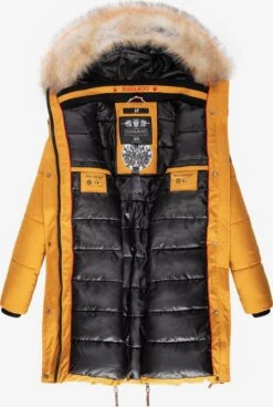 Navahoo Manteaux Dhiver Manteau D’hiver Halina Femme Jaune -Navahoo Soldes 2e666959e9b7a2d434ffd8a50807de01
