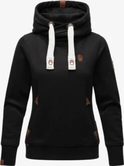 Navahoo Sweats à Capuche Sweat-shirt Namikaa Femme Noir