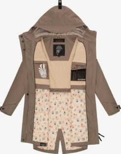 Navahoo Manteaux De Pluie Manteau Mi-saison Femme Beige -Navahoo Soldes 2fcb5437f9a674e3c5a0ffe78547e13a