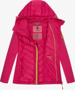 Navahoo Vestes De Mi-saison Veste Mi-saison Nimm Mich Mit Femme Rose Foncé -Navahoo Soldes 3005be0898992f8d2bfe541c74bf83f0