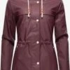 Navahoo Manteaux De Pluie Manteau Mi-saison Rainy Forest Femme Bordeaux -Navahoo Soldes 30eb23aed0df066affd9d3f61d72c3cd