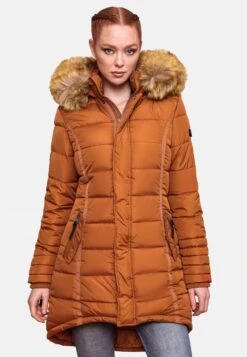Navahoo Manteaux Dhiver Manteau D’hiver Papaya Femme Cognac -Navahoo Soldes 31df4fb03ab46f3069ecf3b6f236613f
