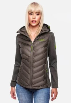Navahoo Vestes De Mi-saison Veste Mi-saison Nimm Mich Mit Femme Chocolat / Gris Foncé -Navahoo Soldes 321fc8c6dbdbd154b6e9de6f9867269a
