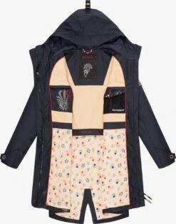 Navahoo Manteaux De Pluie Manteau Mi-saison Schötchen Femme Bleu Foncé -Navahoo Soldes 34c9155804c7c4d42388c58ea73987af