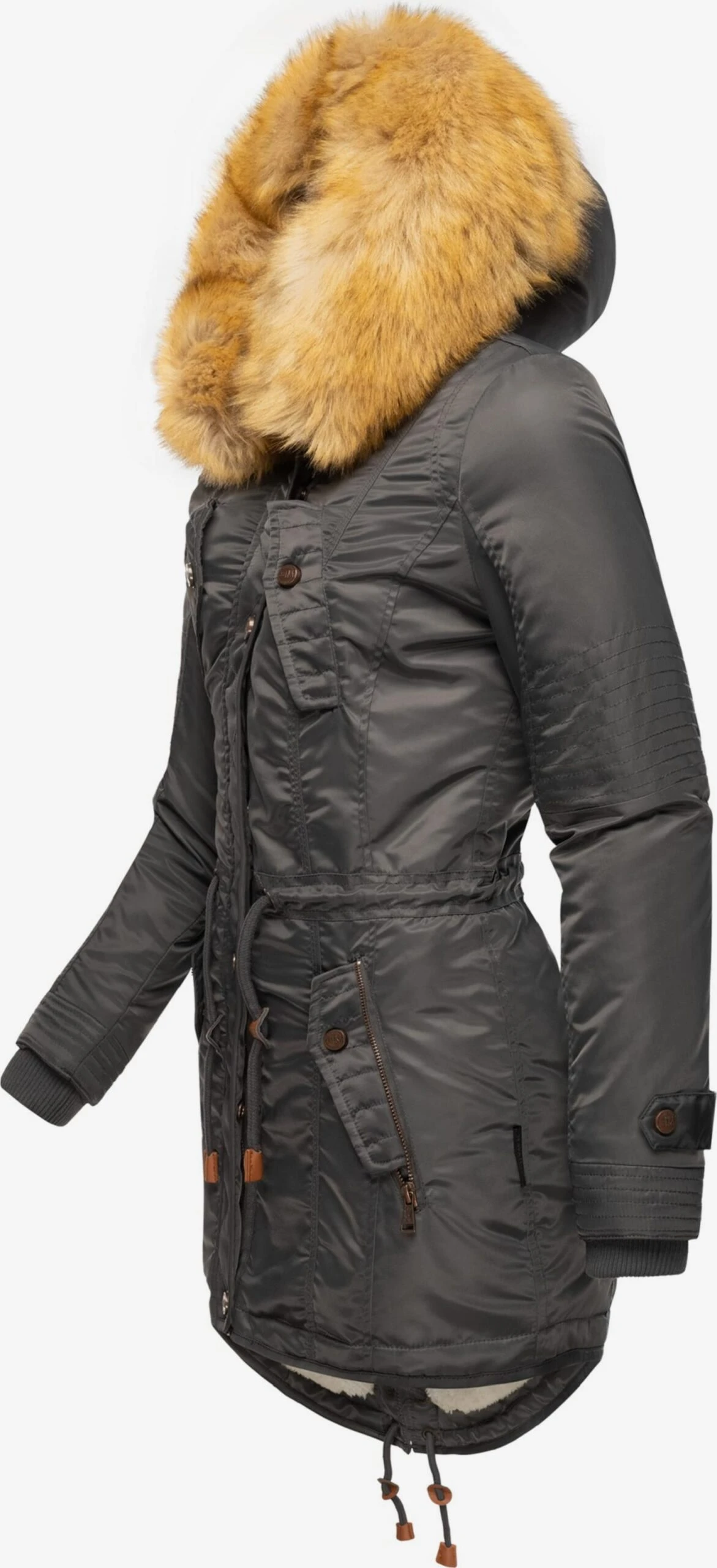 Navahoo Parkas Parka D’hiver La Viva Femme Anthracite 4 Navahoo Parkas Parka D’hiver La Viva Femme Anthracite - Image 2