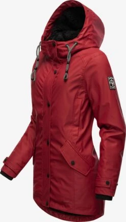 Navahoo Vestes Dhiver Veste D’hiver Lindraa Femme Rouge Foncé -Navahoo Soldes 3633f95dc83f01fd025b08e696ff02e5