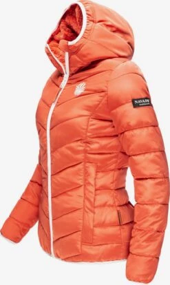 Navahoo Vestes De Mi-saison Veste Mi-saison Elva Femme Orange -Navahoo Soldes 37fd22262155c32938cd137b1d63b379