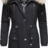 Navahoo Parkas Parka D’hiver Honigfee Femme Bleu Nuit -Navahoo Soldes 39241da34785b93181dab6d0ec01cc74
