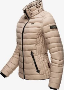 Navahoo Vestes De Mi-saison Veste Mi-saison Lulana Femme Taupe -Navahoo Soldes 39d32c5ffe12640718cc93689d4a4dc6