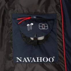 Navahoo Manteaux De Pluie Manteau Fonctionnel Isalie Femme Bleu Marine -Navahoo Soldes 3a3d7048f412c3ec9b0f237cc08bcbf1