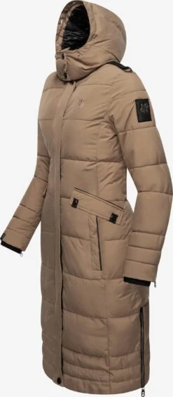 Navahoo Manteaux Dhiver Manteau D’hiver Fahmiyaa Femme Noisette -Navahoo Soldes 3da92346adeaab16afd2a8887f31918f