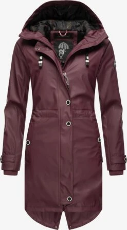 Navahoo Manteaux De Pluie Manteau Fonctionnel Rainy Flower Femme Bourgogne -Navahoo Soldes 3f1adf4aabf51de8a111f997d65bf3b3