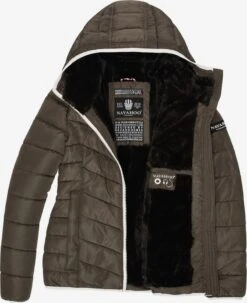 Navahoo Vestes De Mi-saison Veste Mi-saison Elva Femme Taupe -Navahoo Soldes 3f3eca3fe701d4aeffc1136769711ee0