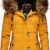 Navahoo Vestes Dhiver Veste D’hiver Zoja Femme Jaune -Navahoo Soldes 4030a206f3ed80add7cb1eac3921c721
