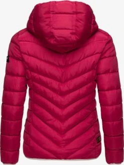 Navahoo Vestes De Mi-saison Veste Mi-saison Elva Femme Rose Foncé -Navahoo Soldes 421991b8306573bf6ff937d5b59dccb5