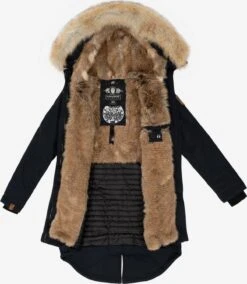 Navahoo Parkas Parka D’hiver Bombii Femme Bleu Nuit -Navahoo Soldes 424e7de5756a40a5b0c02cb256bf0b75