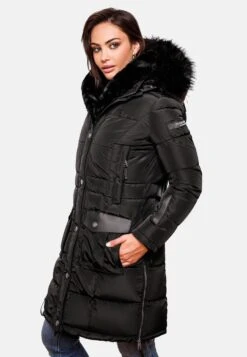 Navahoo Manteaux Dhiver Manteau D’hiver Sinja Femme Noir -Navahoo Soldes 4288f12cd8f00db1b9a70af71f68adfa