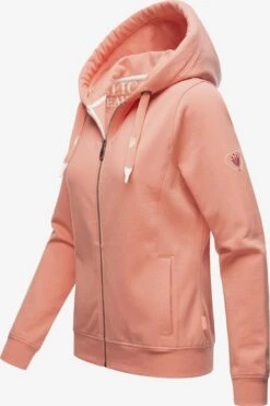 Navahoo Sweats Zippés Veste De Survêtement Engelshaar Femme Abricot -Navahoo Soldes 4603ac409e0f139ef0ab5c3d6123942a