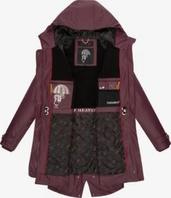 Navahoo Manteaux De Pluie Manteau Fonctionnel Rainy Flower Femme Bourgogne -Navahoo Soldes 4622683a982c53dba1cbe31962b516d0