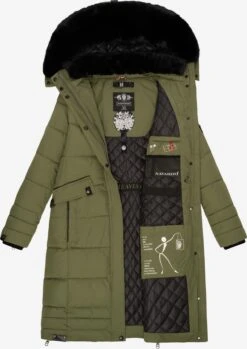 Navahoo Manteaux Dhiver Manteau D’hiver Fahmiyaa Femme Kaki -Navahoo Soldes 46388dc803519f793ecd29eb898681cc