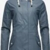 Navahoo Vestes De Mi-saison Veste Mi-saison Ocean Heart Femme Bleu-gris -Navahoo Soldes 4650a75da85bb759f885c973ef6fcc90