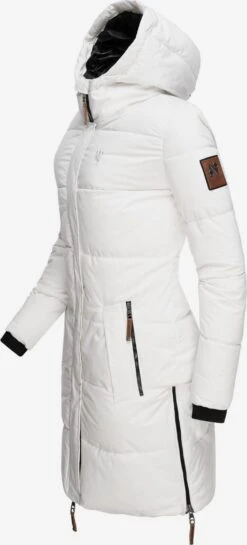 Navahoo Manteaux Dhiver Manteau D’hiver Halina Femme Blanc -Navahoo Soldes 47fb4284cf2c41e2502a99e34a79a9b7
