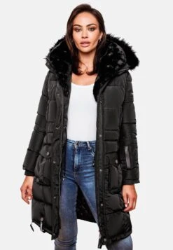 Navahoo Manteaux Dhiver Manteau D’hiver Sinja Femme Noir -Navahoo Soldes 498a85f0eb8c75bf0274f8be5391ba4e