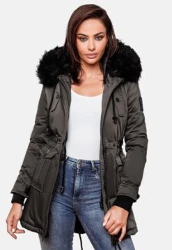 Navahoo Parkas Parka D’hiver Femme Gris -Navahoo Soldes 4a9abcb99effb2d73d571e459f4828f3