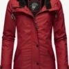 Navahoo Vestes Dhiver Veste D’hiver Lindraa Femme Rouge Foncé -Navahoo Soldes 4dd8e6b3130ae472795f0fcfc762a56f