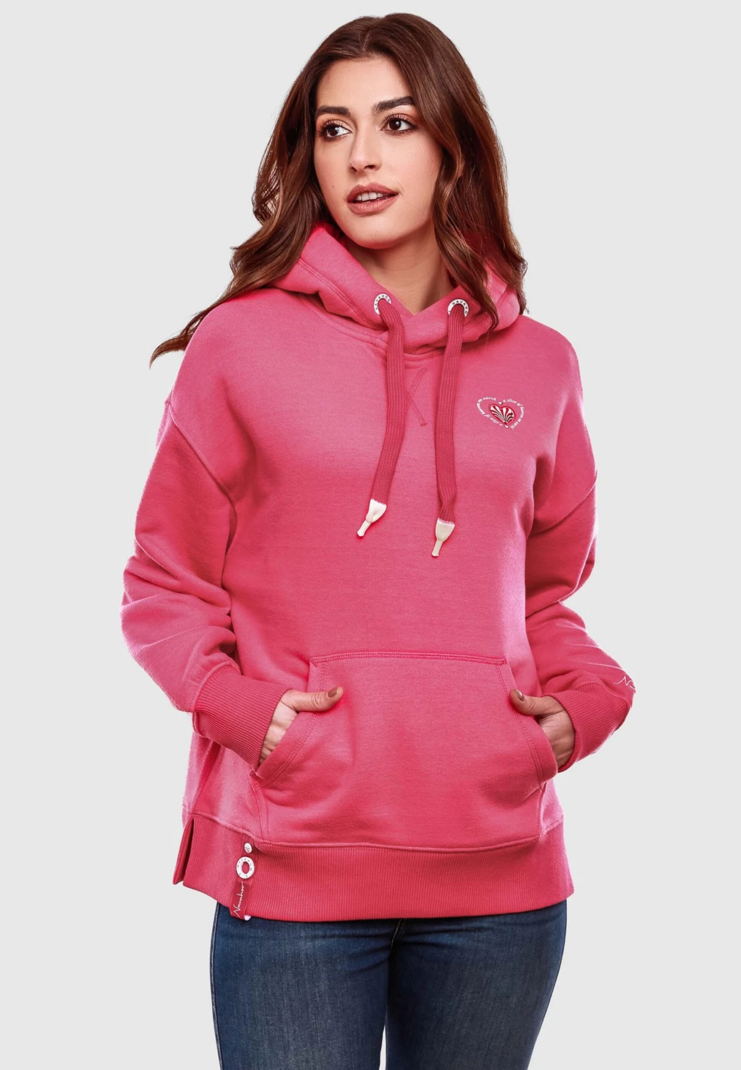 Navahoo Sweats à Capuche Sweat-shirt Goldfee Femme Rose 7 Navahoo Sweats à Capuche Sweat-shirt Goldfee Femme Rose - Image 5