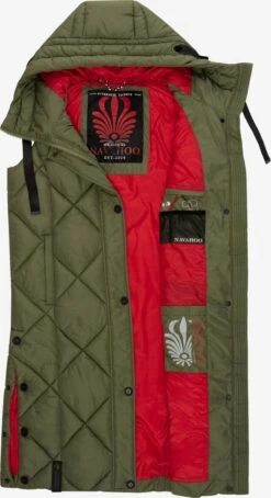 Navahoo Vestes Sans Manches Gilet Schnuckel Femme Vert -Navahoo Soldes 4e32d33d168548ce89f9e91bacb608d6