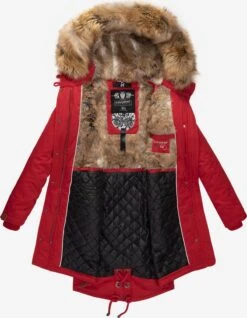 Navahoo Parkas Parka D’hiver Rosinchen Femme Rouge -Navahoo Soldes 4e3c28ac0e9beb6f090dd9c0d63bb91b