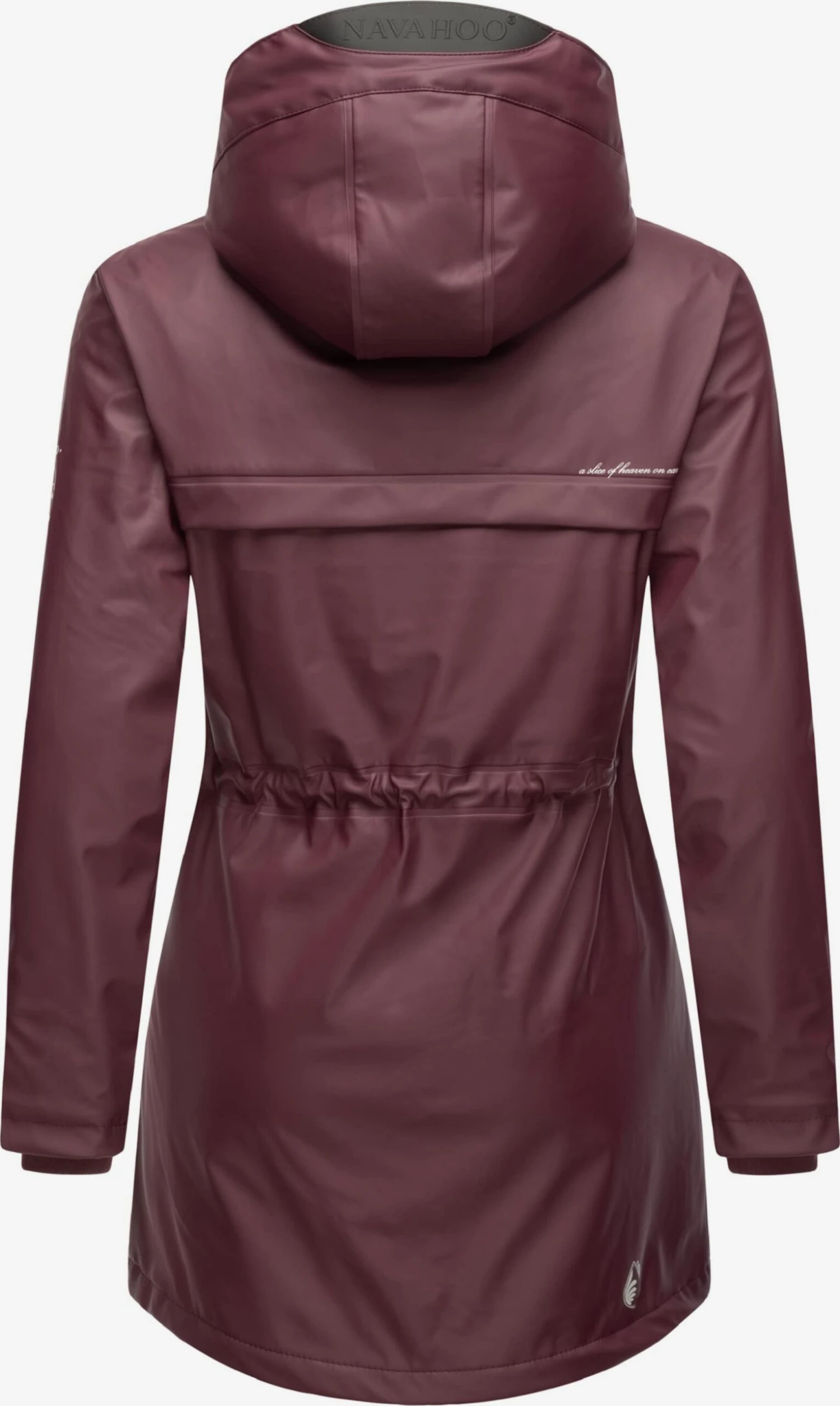Navahoo Manteaux De Pluie Manteau Mi-saison Rainy Forest Femme Bordeaux 5 Navahoo Manteaux De Pluie Manteau Mi-saison Rainy Forest Femme Bordeaux - Image 3