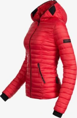 Navahoo Vestes De Mi-saison Veste Mi-saison Kimuk Femme Rouge -Navahoo Soldes 4f3222acf32b6ec922d0a1e8bed9b7c4