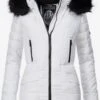 Navahoo Vestes Dhiver Veste D’hiver Adele Femme Blanc -Navahoo Soldes 4f6e22b01cc6568f84ca1340b64843de
