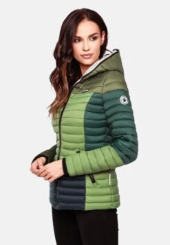 Navahoo Vestes De Mi-saison Veste Mi-saison Multikulti Femme Vert -Navahoo Soldes 50227521880c38fcb50602506336d46e