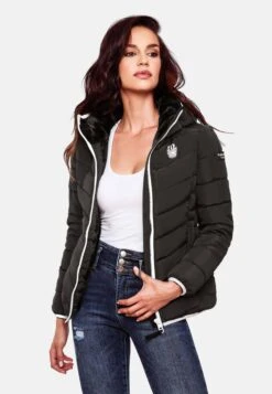 Navahoo Vestes De Mi-saison Veste Mi-saison Elva Femme Noir -Navahoo Soldes 5084fd94099361b5cf3be96d9b4e9449