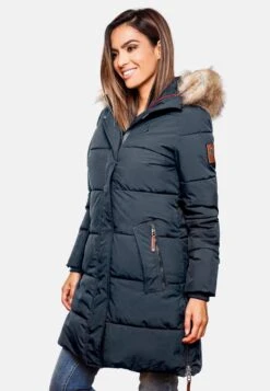 Navahoo Manteaux Dhiver Manteau D’hiver Halina Femme Bleu Marine -Navahoo Soldes 5127db823a9a114ab299201070a05854