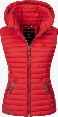 Navahoo Vestes Sans Manches Gilet Shadaa Femme Rouge