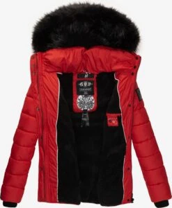 Navahoo Vestes Dhiver Veste D’hiver Zuckerbiene Femme Rouge Vif -Navahoo Soldes 5243fccaa3766f5c7c7415303bb353ee