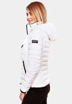 Navahoo Vestes De Mi-saison Veste Mi-saison Lulana Femme Blanc -Navahoo Soldes 52a28e5818a7cb6e19d6795007181f68