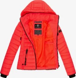 Navahoo Vestes De Mi-saison Veste Mi-saison Lulana Femme Rouge Clair -Navahoo Soldes 52cc54bdba635e1402043775efa04625