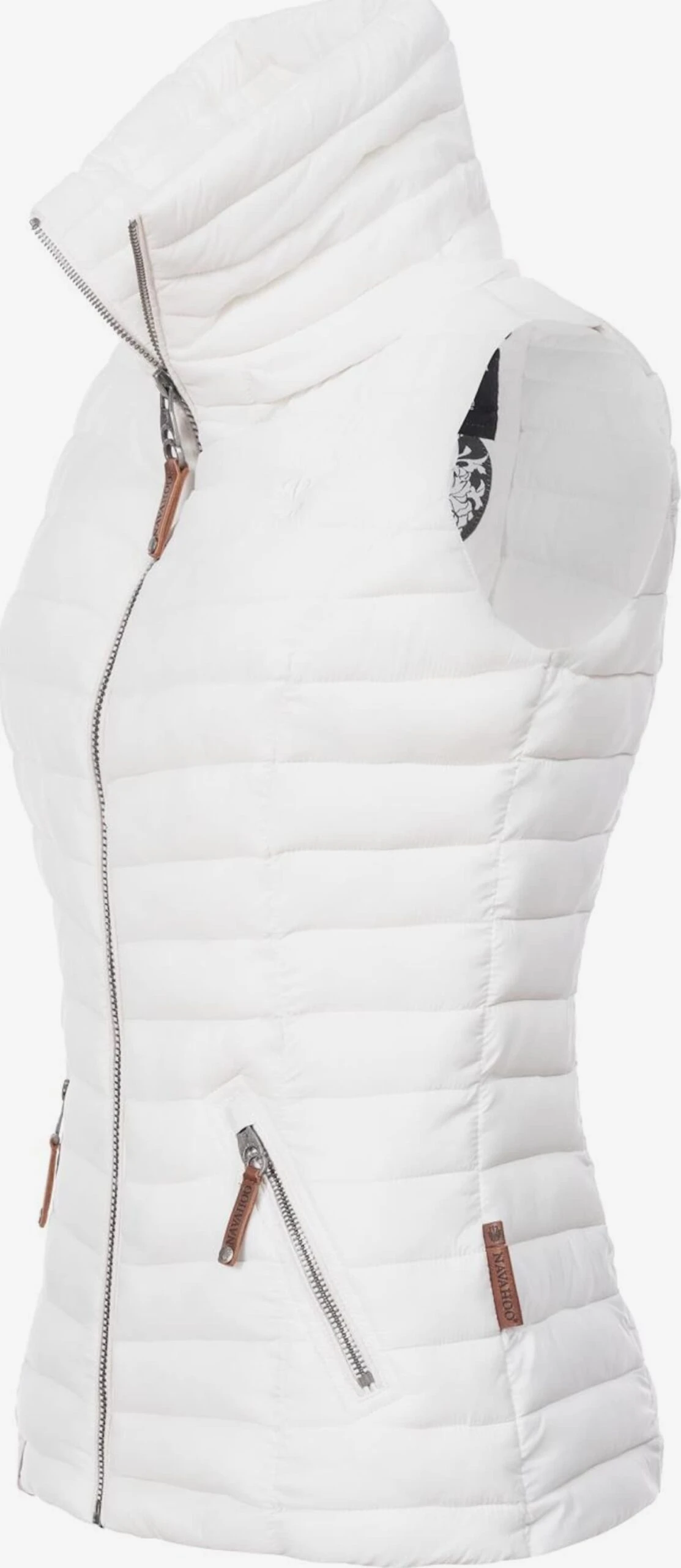 Navahoo Vestes Sans Manches Gilet Shadaa Femme Blanc 6 Navahoo Vestes Sans Manches Gilet Shadaa Femme Blanc - Image 4