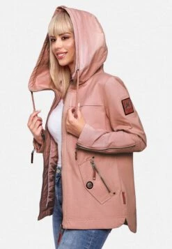 Navahoo Vestes De Mi-saison Veste Mi-saison Wekoo Femme Rose Ancienne / Rose Pastel -Navahoo Soldes 536798596bdd1110c1b10c9fe2c05024