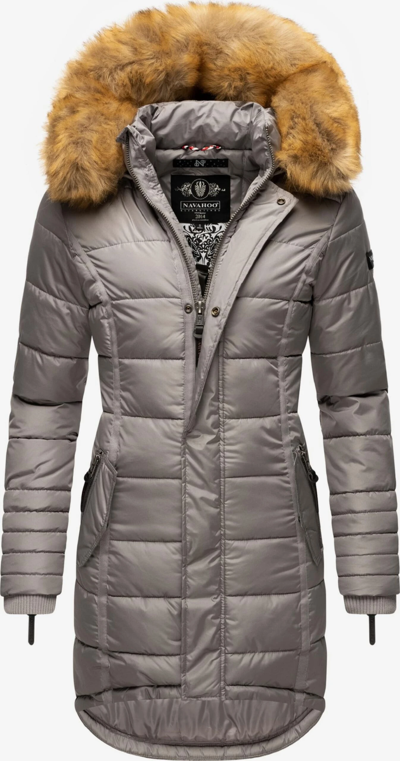 Navahoo Manteaux Dhiver Manteau D’hiver Papaya Femme Gris Argenté 3 Navahoo Manteaux Dhiver Manteau D’hiver Papaya Femme Gris Argenté