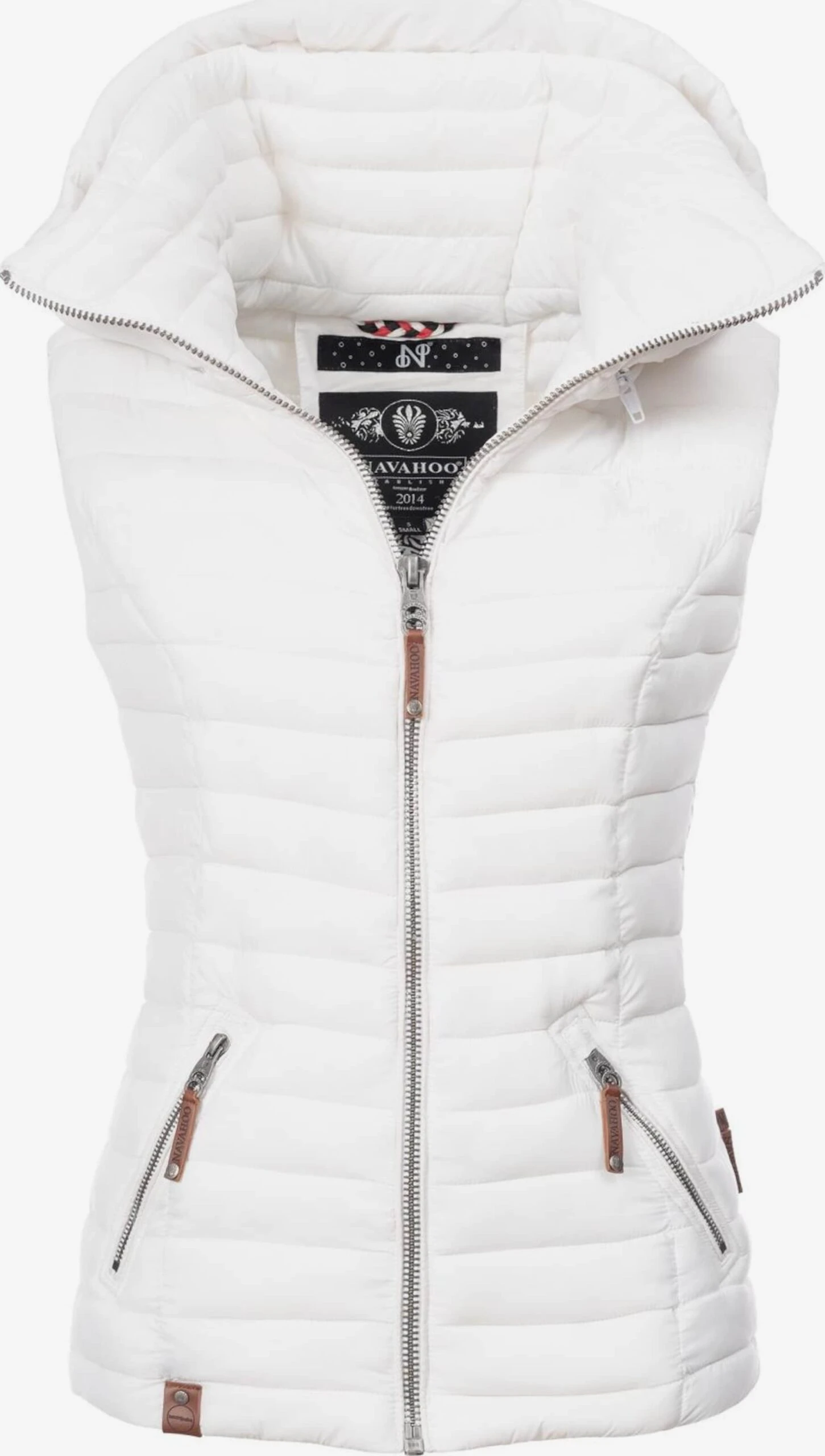 Navahoo Vestes Sans Manches Gilet Shadaa Femme Blanc 3 Navahoo Vestes Sans Manches Gilet Shadaa Femme Blanc